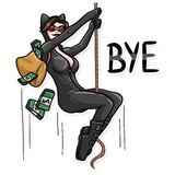 Catwoman WhatsApp Sticker #28