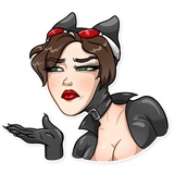 Catwoman WhatsApp Sticker #8