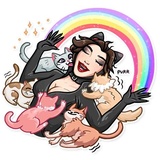 Catwoman WhatsApp Sticker #9
