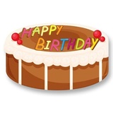 Birthday Cake and Balloons WhatsApp Sticker #10