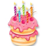 Birthday Cake and Balloons WhatsApp Sticker #13