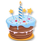 Birthday Cake and Balloons WhatsApp Sticker #16