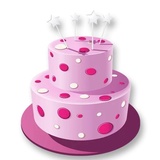 Birthday Cake and Balloons WhatsApp Sticker #18