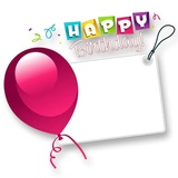 Birthday Cake and Balloons WhatsApp Sticker #8