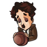 Charlie Chaplin WhatsApp Sticker #17