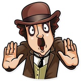Charlie Chaplin WhatsApp Sticker #23