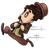 Charlie Chaplin WhatsApp Sticker #6