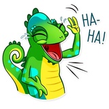 Chameleon WhatsApp Sticker pack