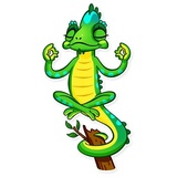 Chameleon WhatsApp Sticker #10