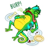 Chameleon WhatsApp Sticker #28