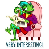 Chameleon WhatsApp Sticker #9