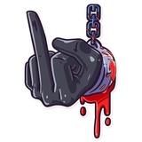 Middle Finger WhatsApp Sticker #17
