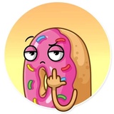 Middle Finger WhatsApp Sticker #25