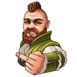 Middle Finger WhatsApp Sticker #6