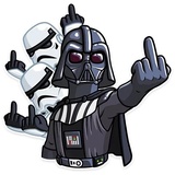 Middle Finger WhatsApp Sticker #9
