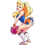 Cheerleader Girl WhatsApp Sticker #14