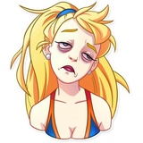 Cheerleader Girl WhatsApp Sticker #15