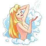 Cheerleader Girl WhatsApp Sticker #7