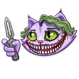 Cheshire Cat WhatsApp Sticker #11