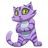 Cheshire Cat WhatsApp Sticker #12