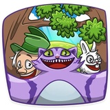 Cheshire Cat WhatsApp Sticker #13