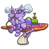 Cheshire Cat WhatsApp Sticker #14