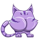 Cheshire Cat WhatsApp Sticker #15