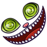 Cheshire Cat WhatsApp Sticker #16