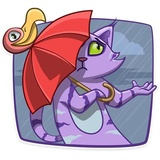 Cheshire Cat WhatsApp Sticker #18