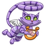 Cheshire Cat WhatsApp Sticker #20