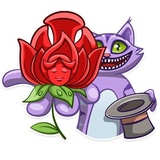 Cheshire Cat WhatsApp Sticker #24