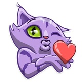 Cheshire Cat WhatsApp Sticker #3