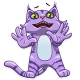 Cheshire Cat WhatsApp Sticker #6