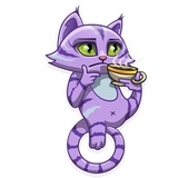 Cheshire Cat WhatsApp Sticker #7
