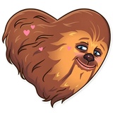 Chewbacca WhatsApp Sticker #14