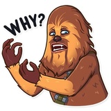 Chewbacca WhatsApp Sticker #15