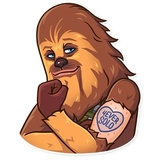 Chewbacca WhatsApp Sticker #22