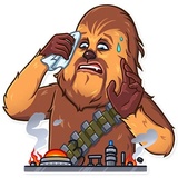 Chewbacca WhatsApp Sticker #4