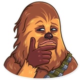 Chewbacca WhatsApp Sticker #7