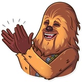 Chewbacca WhatsApp Sticker #9