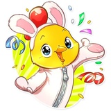 Chicken Chuu WhatsApp Sticker #12