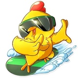 Chicken Chuu WhatsApp Sticker #13