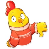 Chicken Chuu WhatsApp Sticker #22