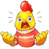 Chicken Chuu WhatsApp Sticker #24