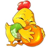 Chicken Chuu WhatsApp Sticker #6
