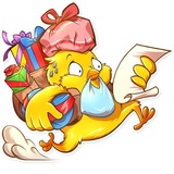 Chicken Chuu WhatsApp Sticker #9