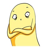 Chicken Egg Yolk WhatsApp Sticker #13