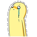 Chicken Egg Yolk WhatsApp Sticker #15