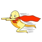 Chicken Egg Yolk WhatsApp Sticker #24