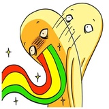 Chicken Egg Yolk WhatsApp Sticker #9